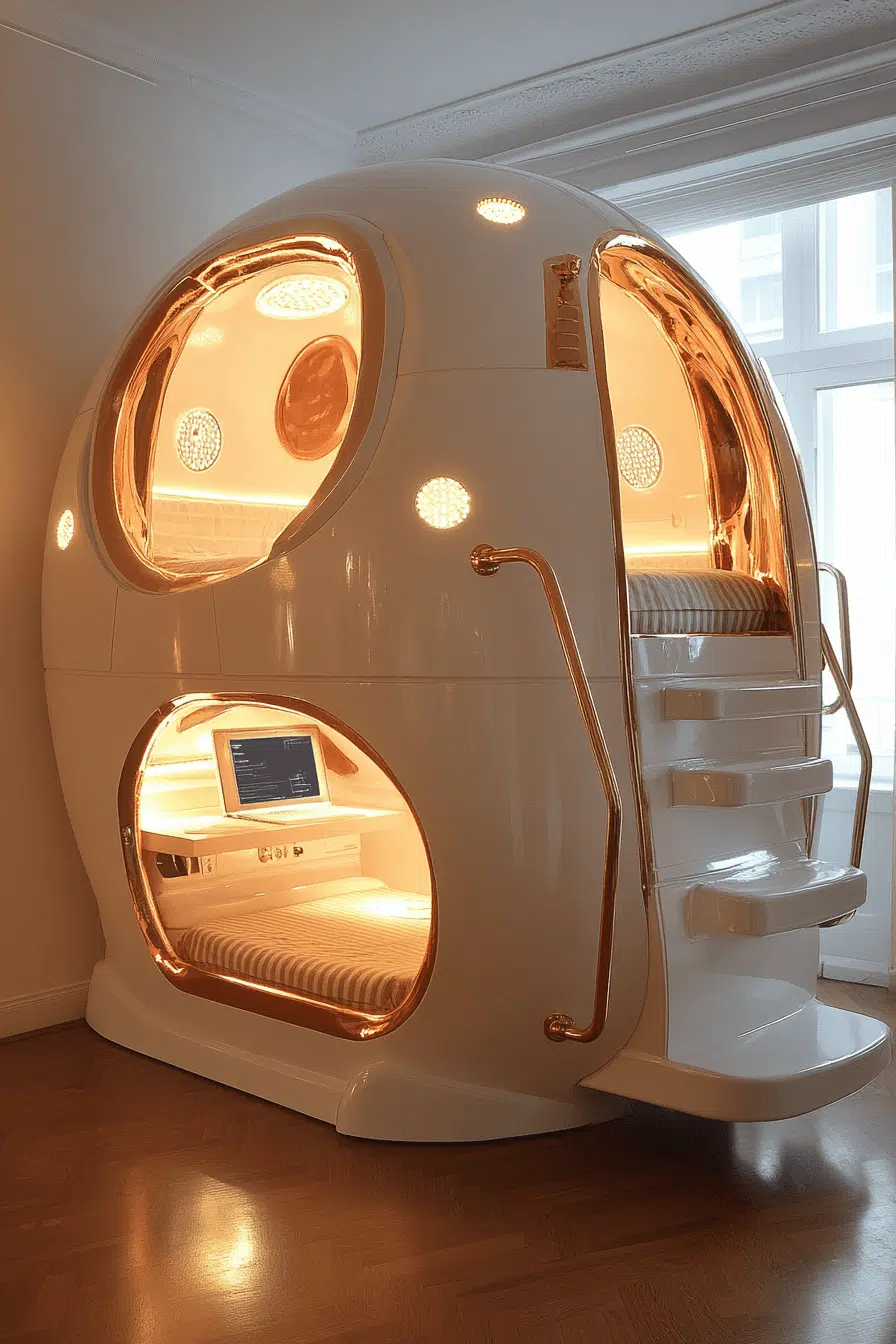 25 Loft Beds For Small Rooms That Make The Most Of Every Inch 17 Space Pod Loft Retreat