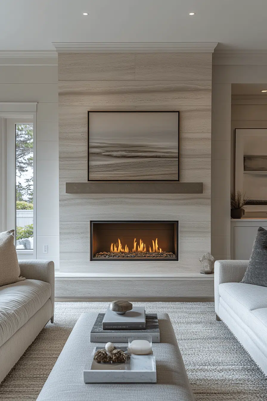 25 Fireplace Interior Ideas To Create A Beautiful Focal Point 17 Transitional Fireplace Styling Touch