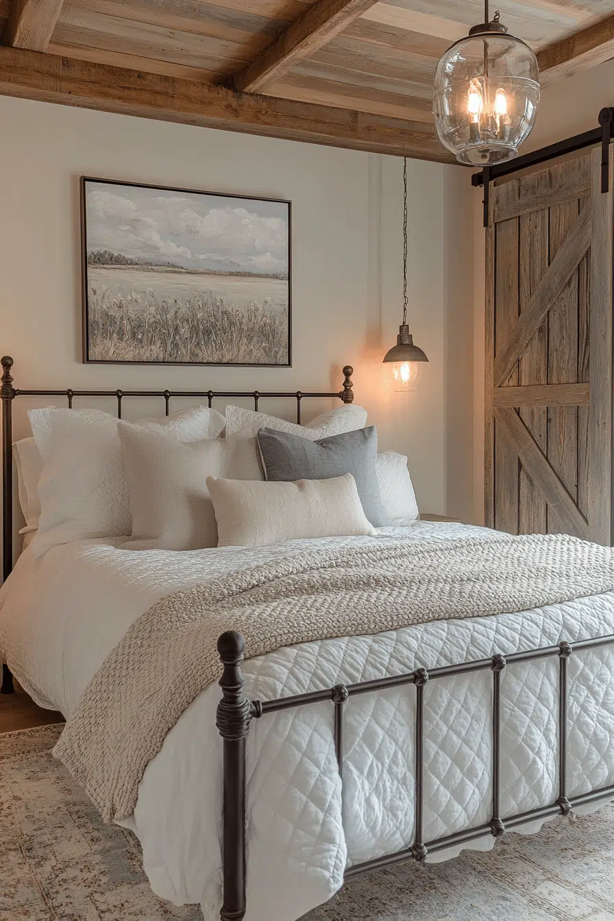 25 Guest Room Ideas That Make Every Stay Special 18 Farmhouse Modern Guest Nook
