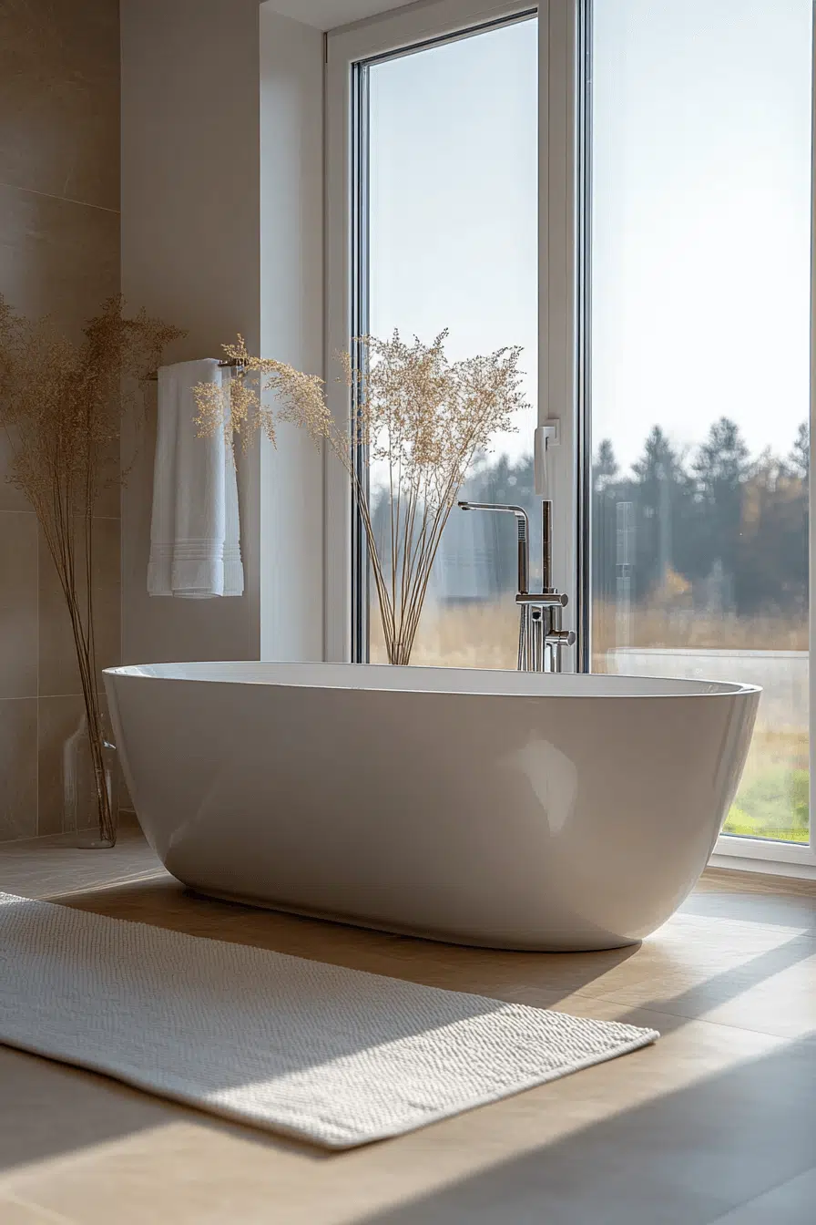 25 Luxury Bathroom Design Ideas To Create A Truly Serene Space 18 Sleek Minimal Luxe Finish