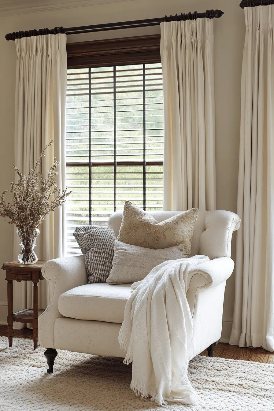 25 Antique Farmhouse Decor Ideas For A Relaxed Country Home Feel 18 Timeless Window Covering Idea