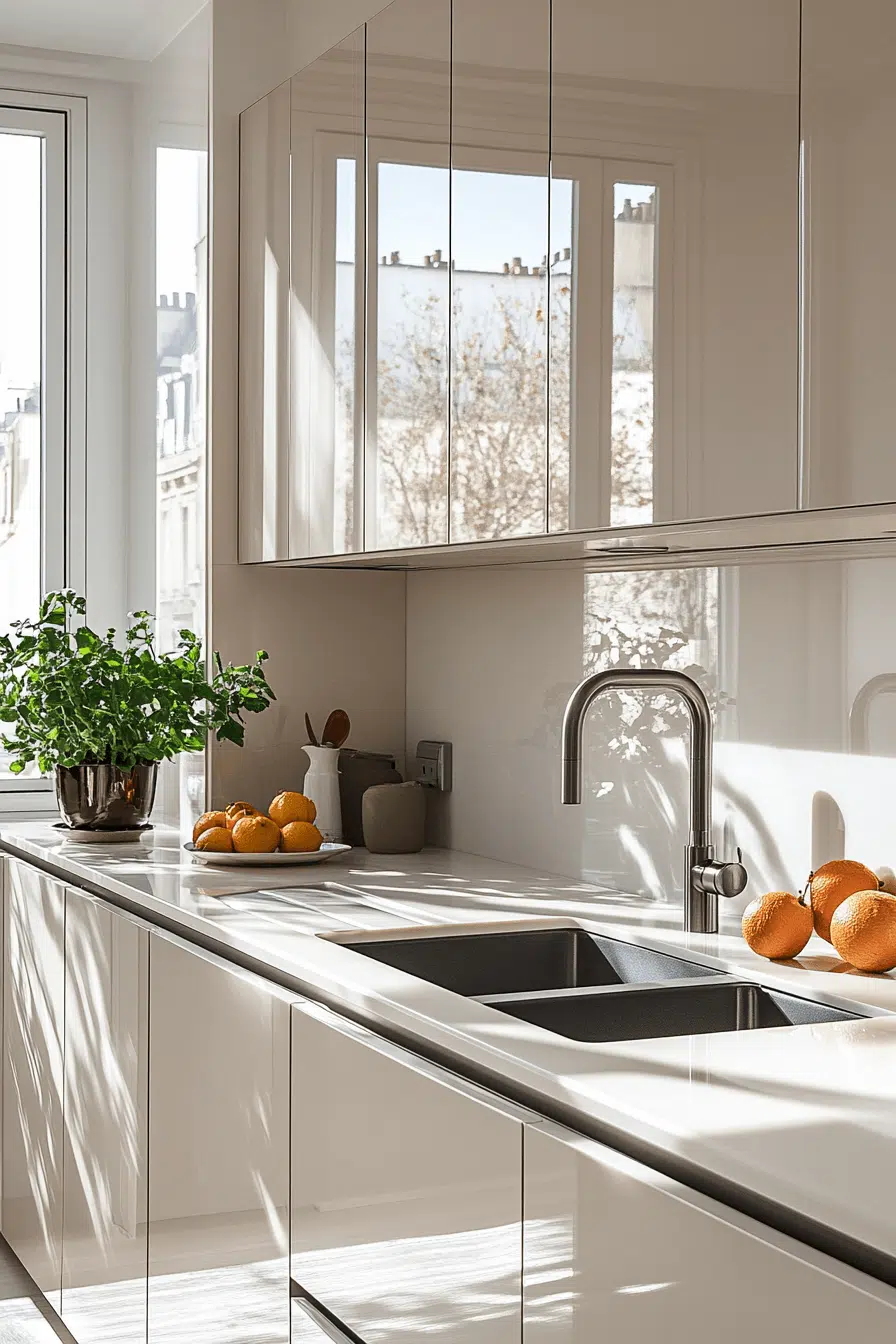 25 Neutral Kitchen Cabinets For A Versatile Beautiful Kitchen 19 Flaxen Light Touch