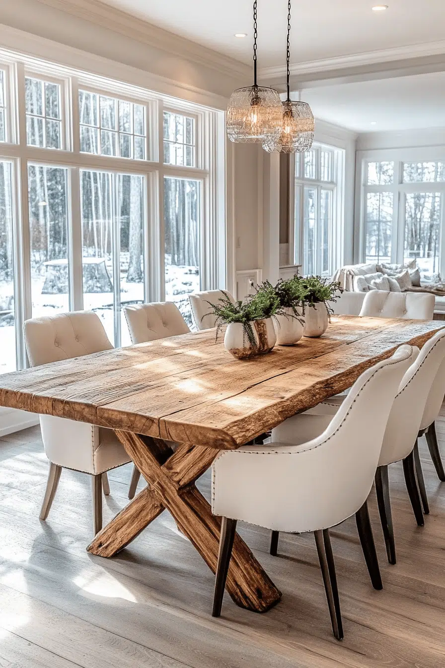 2 Rustic Dining Table Beauty