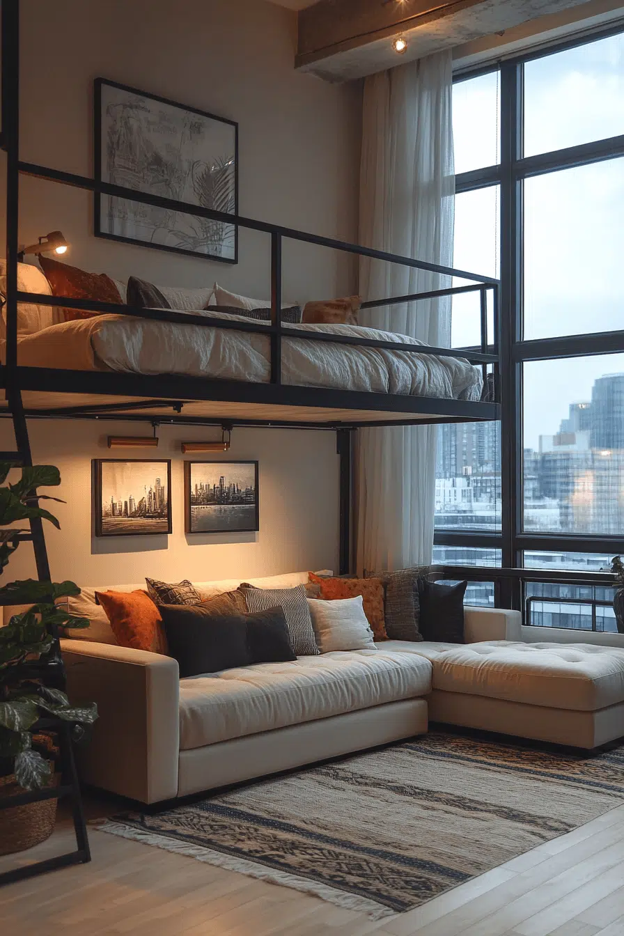 2 Urban Edge Loft Design