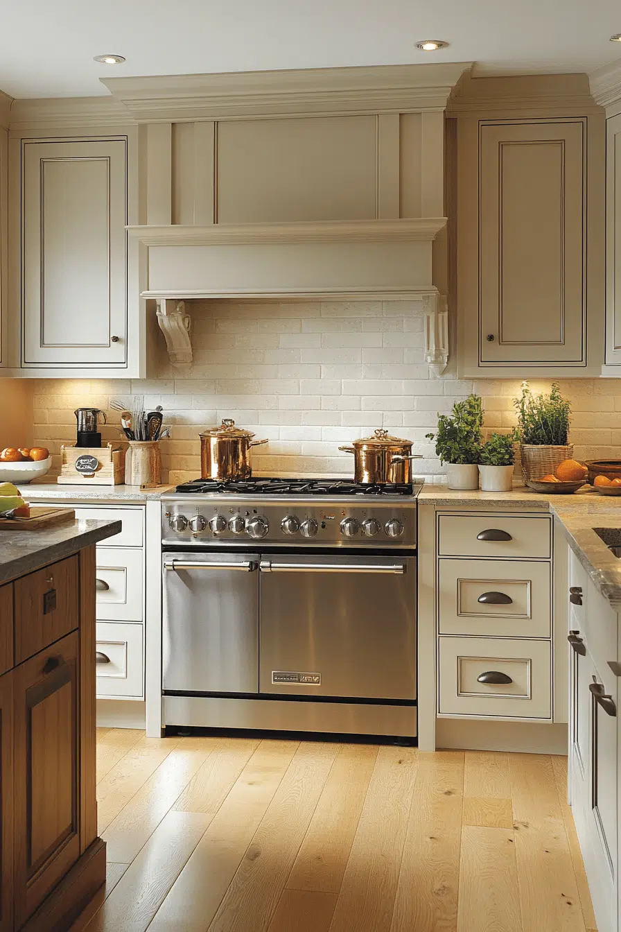 25 Neutral Kitchen Cabinets For A Versatile Beautiful Kitchen 20 Oatmeal Toned Tranquil