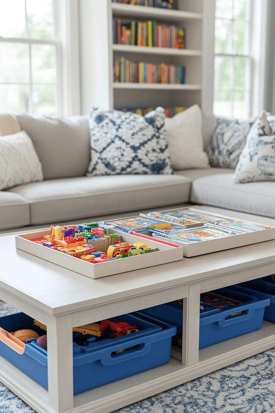 25 Coffee Table Decor Ideas That Feel Fresh And Creative 21 Kid Space Table Design