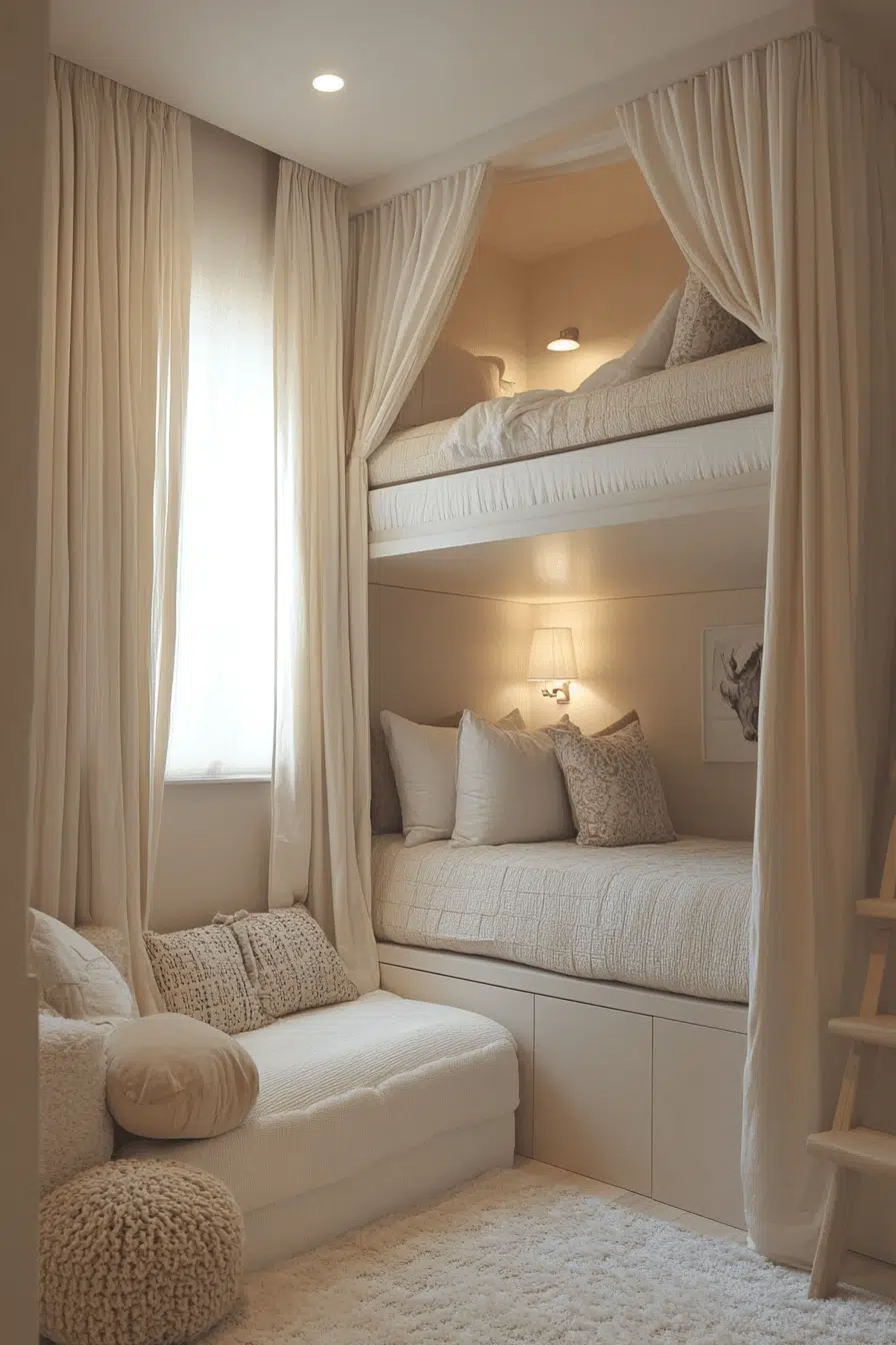 25 Loft Beds For Small Rooms That Make The Most Of Every Inch 22 Canopy Style Loft Retreat