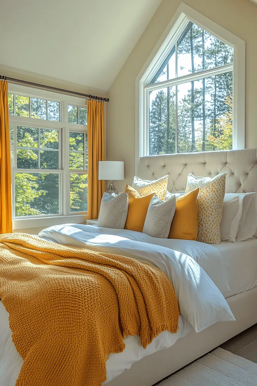 25 Guest Room Ideas That Make Every Stay Special 24 Sunlit Cheerful Guest Nook
