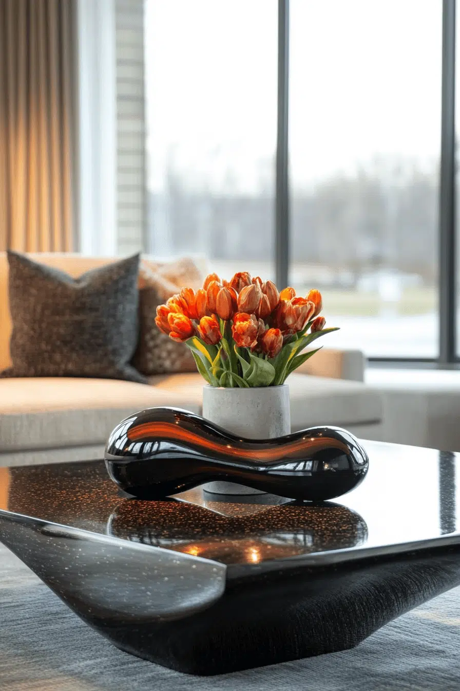 25 Coffee Table Decor Ideas That Feel Fresh And Creative 4 Modern Art Centerpiece Focus