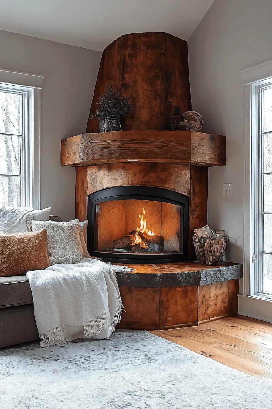25 Fireplace Interior Ideas To Create A Beautiful Focal Point 5 Cozy Fireplace Corner Setup