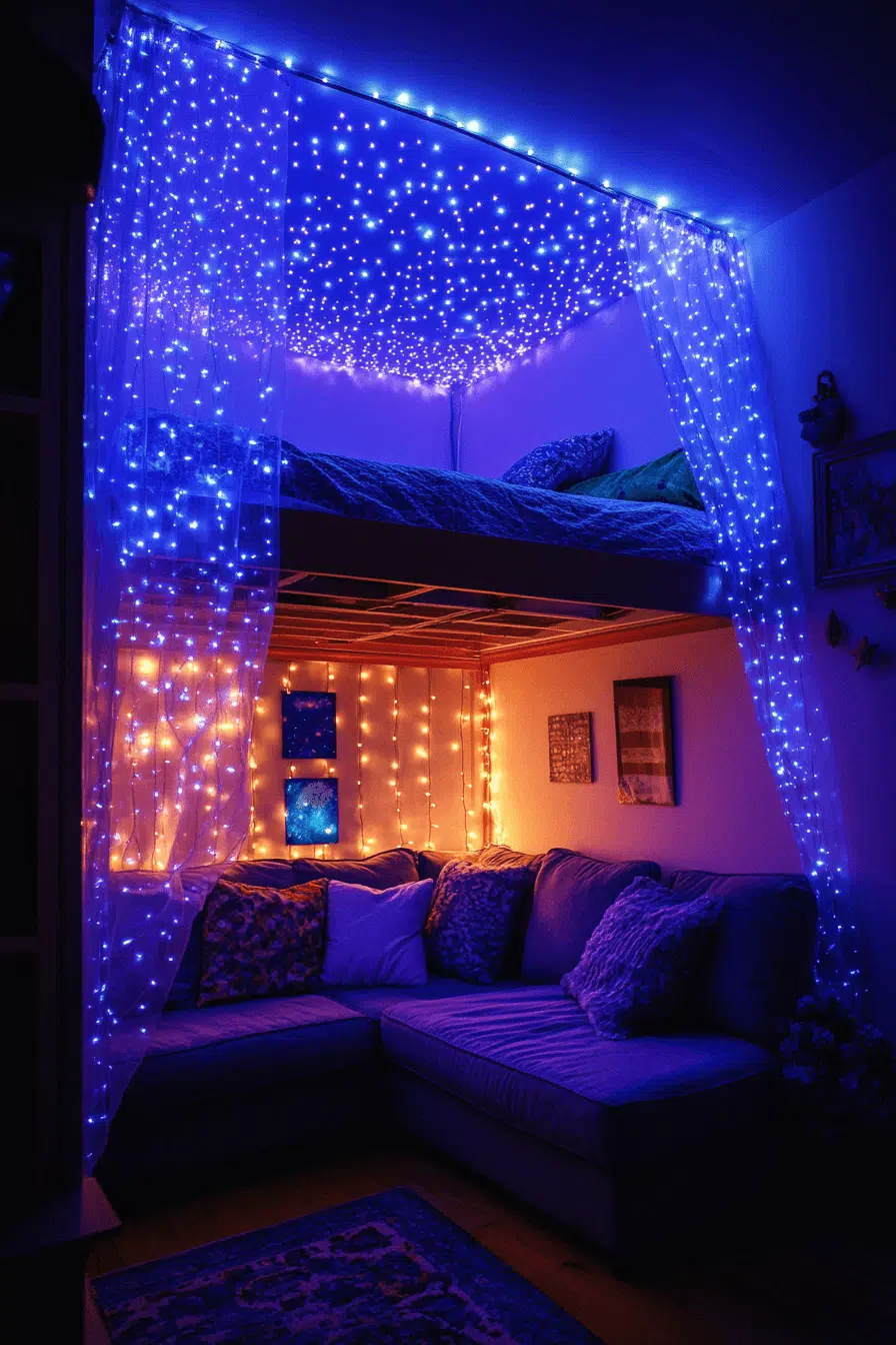 25 Loft Beds For Small Rooms That Make The Most Of Every Inch 7 Starry Sky Loft Sleep