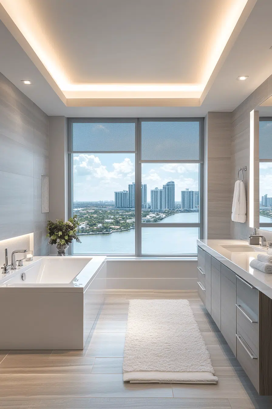 25 Luxury Bathroom Design Ideas To Create A Truly Serene Space 7 Waterfront Bathroom Dream Oasis
