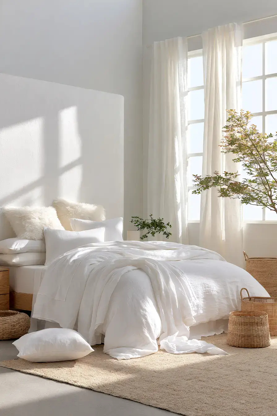 White Room Aesthetic 1 Cloudlike White Bedroom