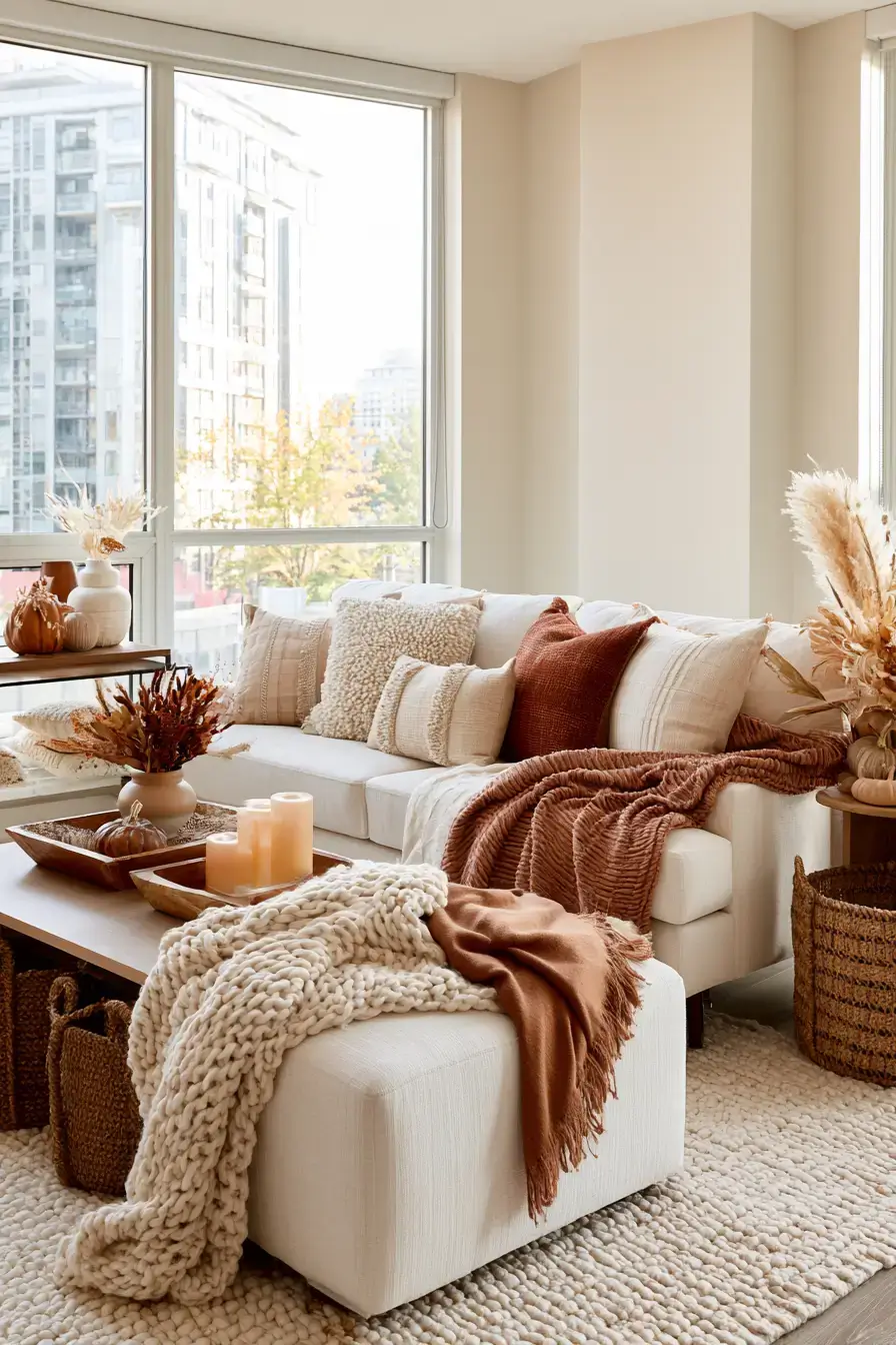 fall apartment decor 1 Cozy City Harvest