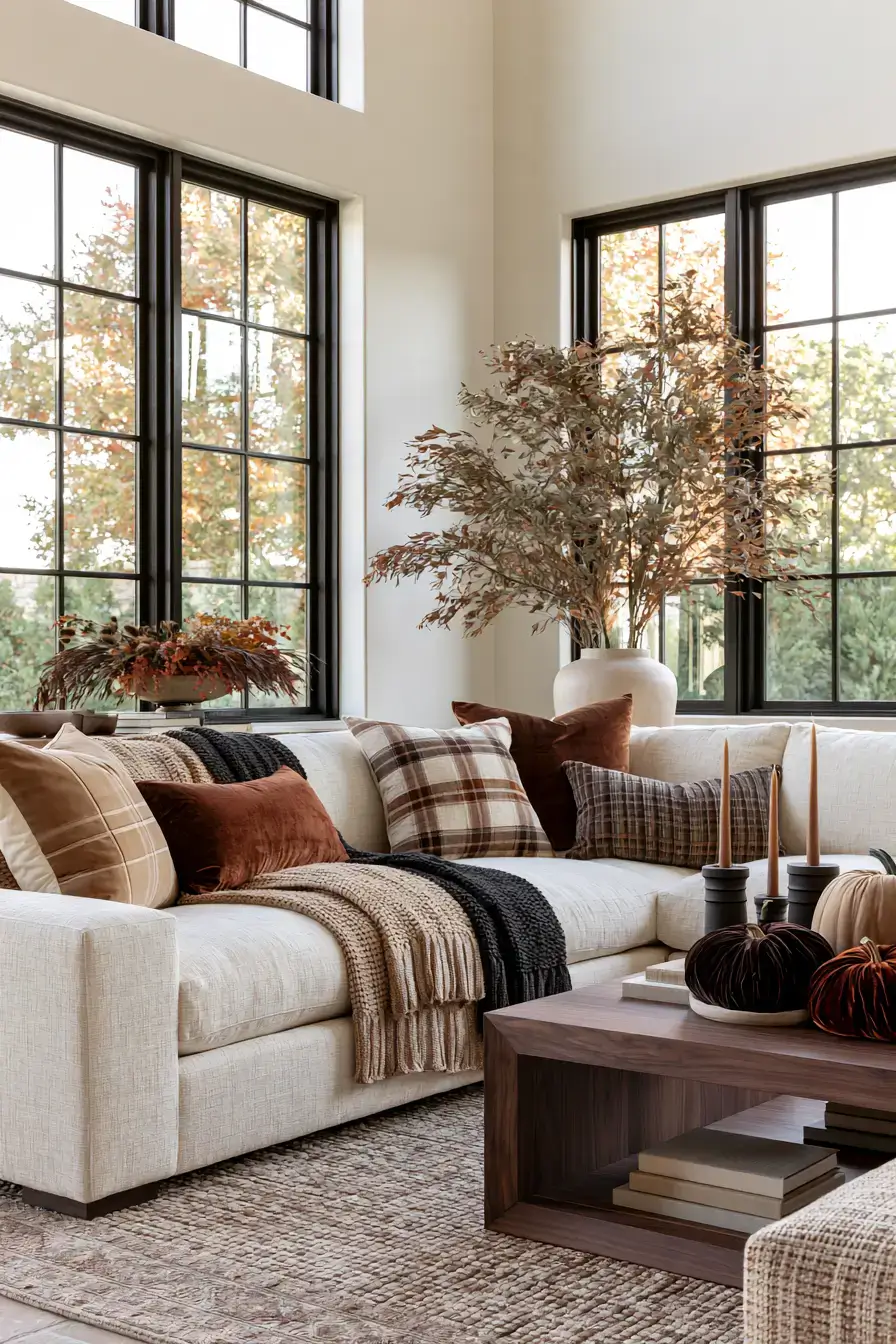 elegant fall decor 1 Elegant Fall Living Room