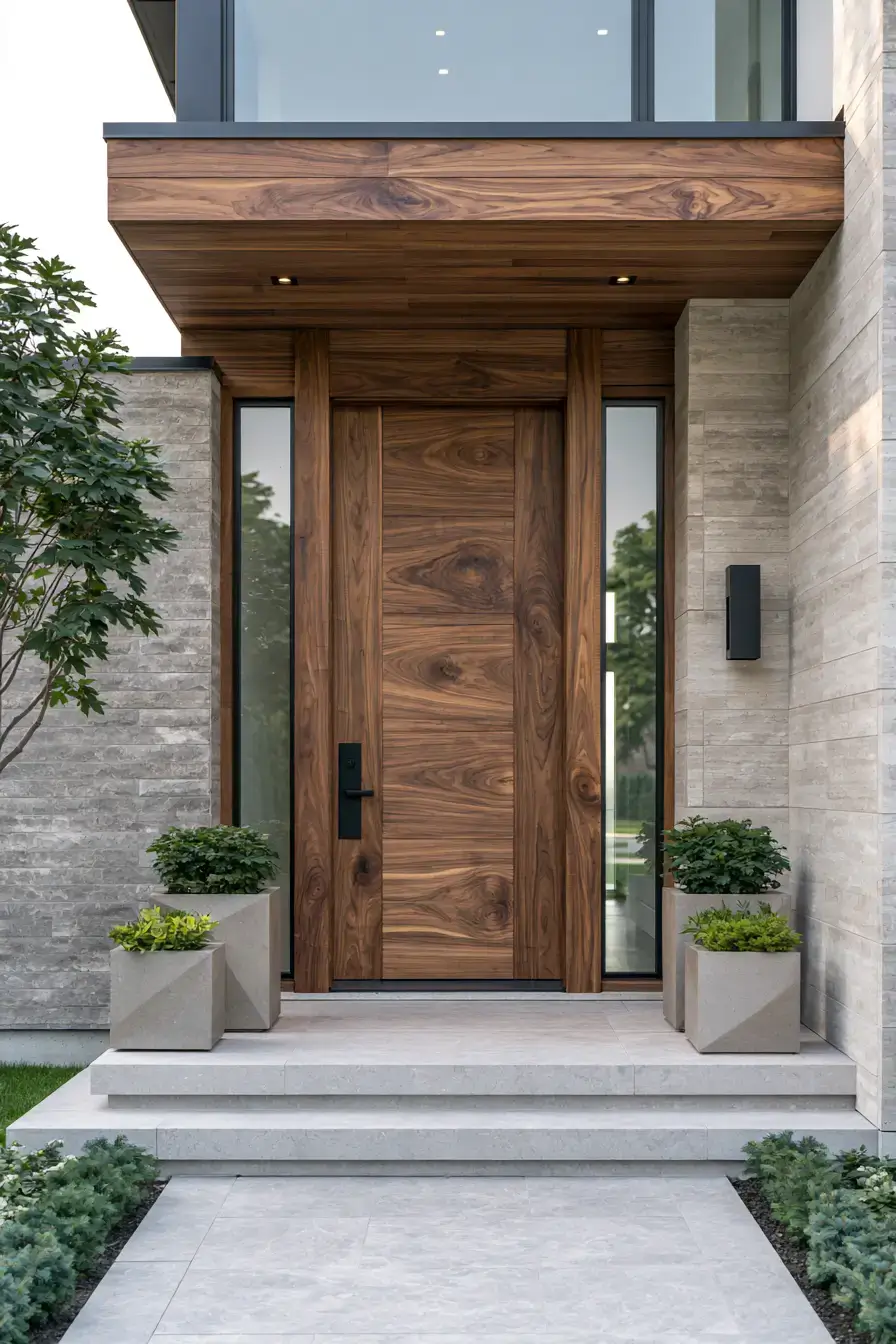 Main Entrance Door Design 1 Grand Wooden Entryway