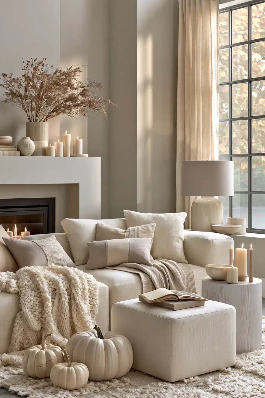 minimalist fall decor 1 Neutral Minimalist Fall Decor