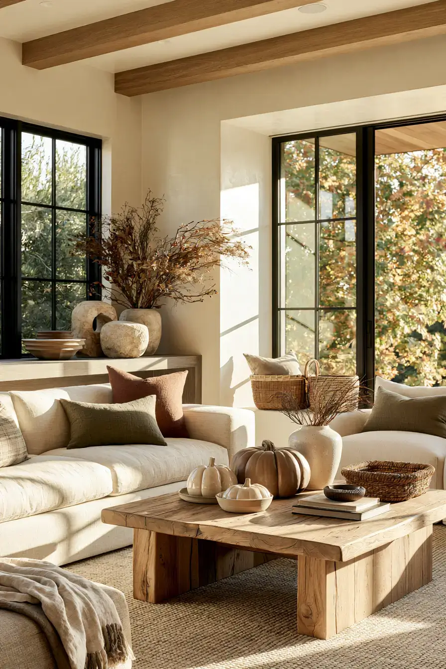 modern fall decor 1 Organic Modern Harvest