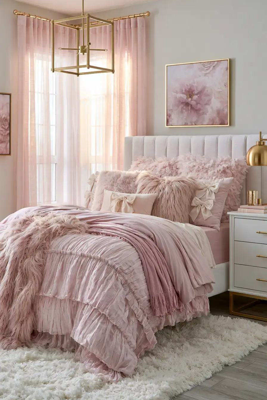Coquette Room Decor 1 Pink Coquette Bedroom Decor