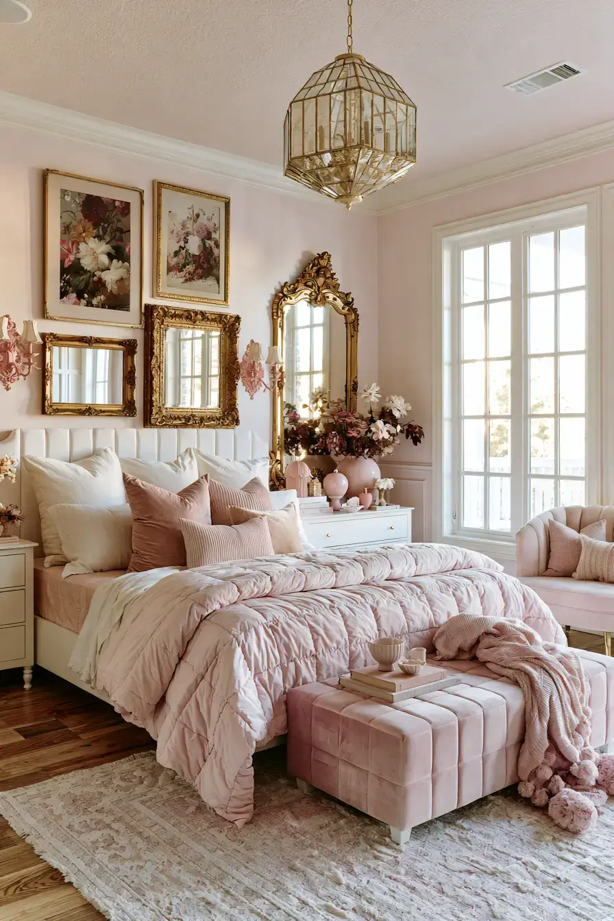 Coquette Room Decor 10 Antique Mirror Wall Display