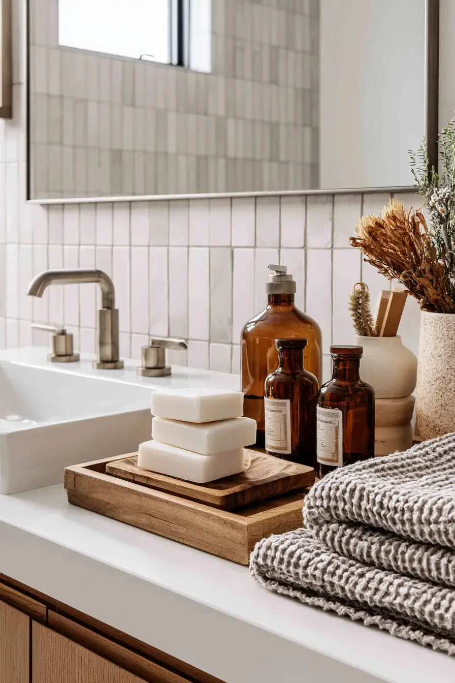 fall bathroom decor 10 Cinnamon Soap Display