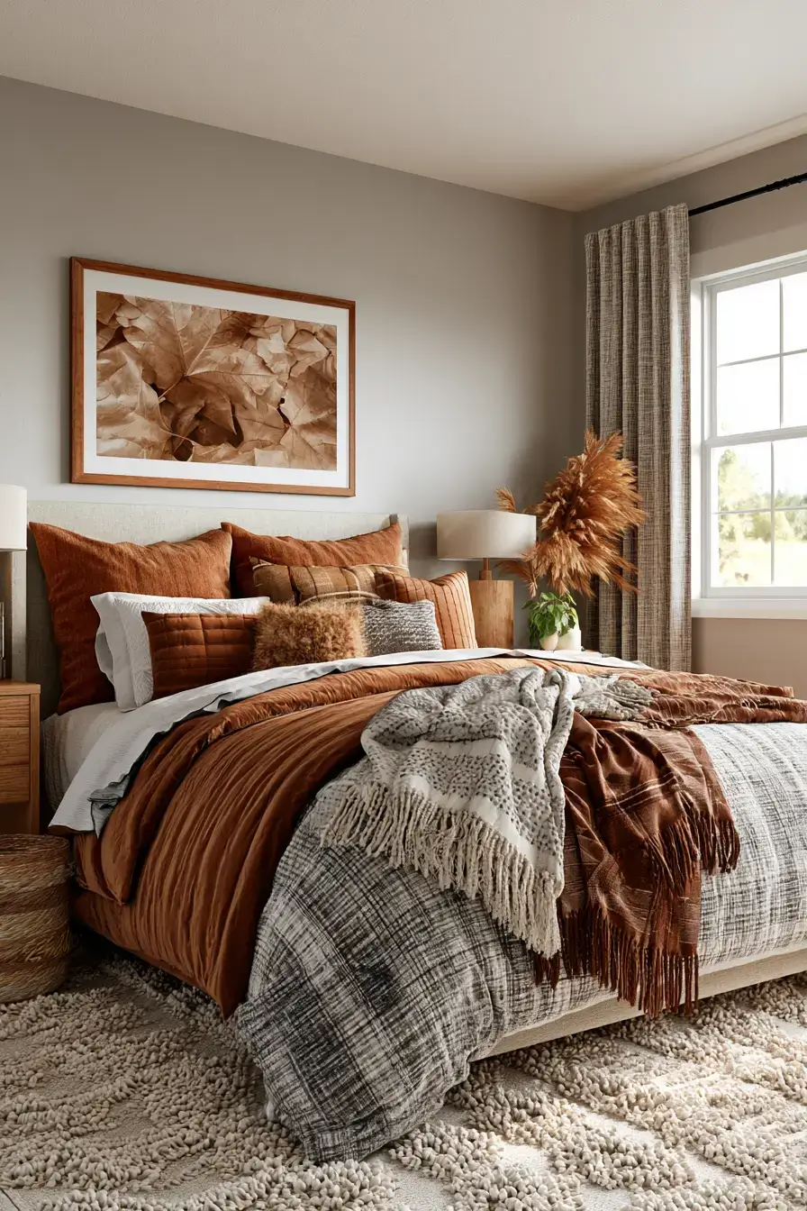 fall bedroom decor 10 Maple Leaf Bedroom
