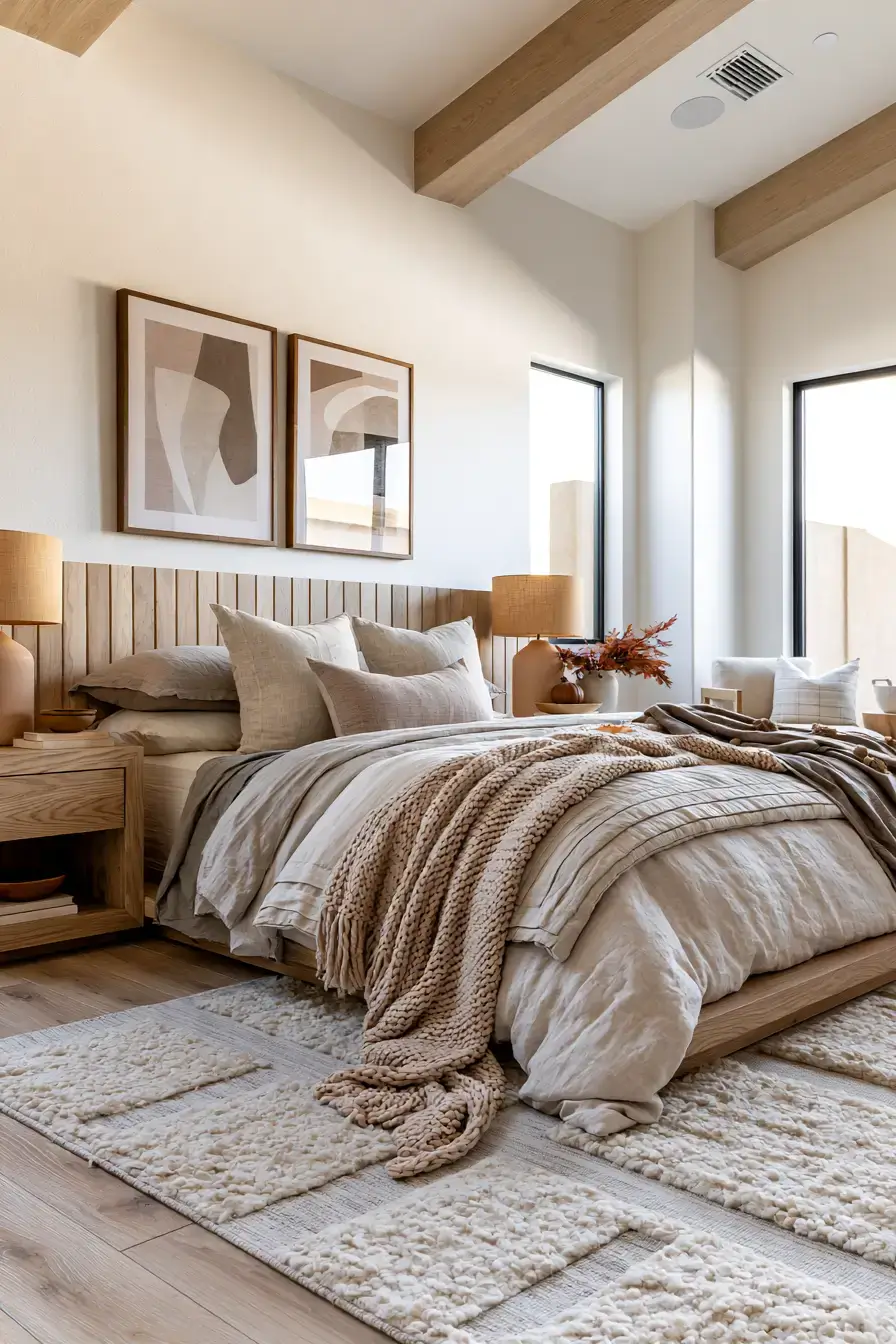 minimalist fall decor 10 Soft Seasonal Bedroom Touches