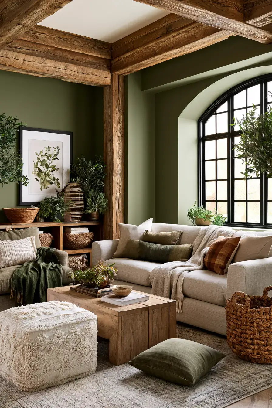 fall living room decor 10 Woodland Warmth Room