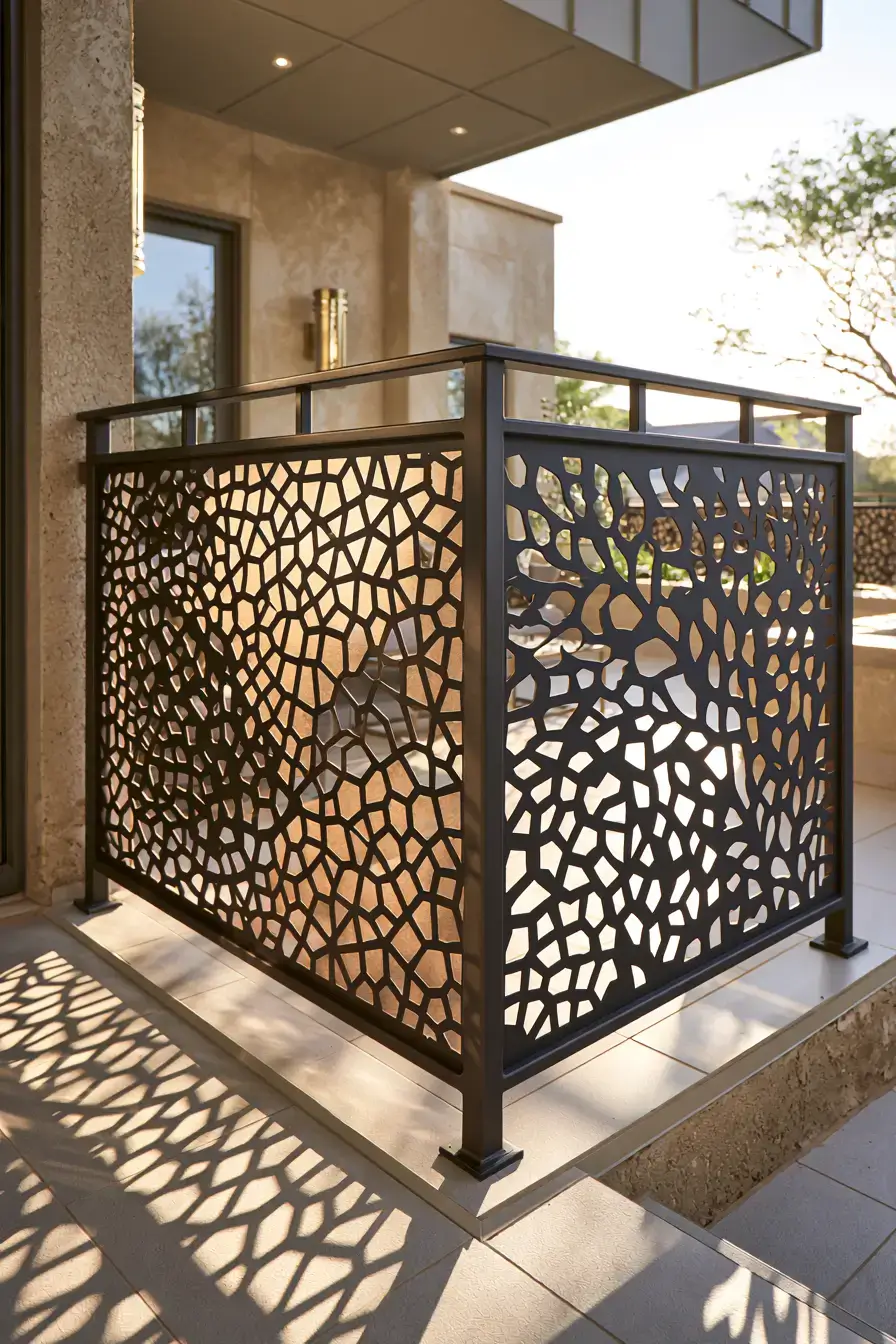 Balcony Railing Design 11 Laser Cut Railings