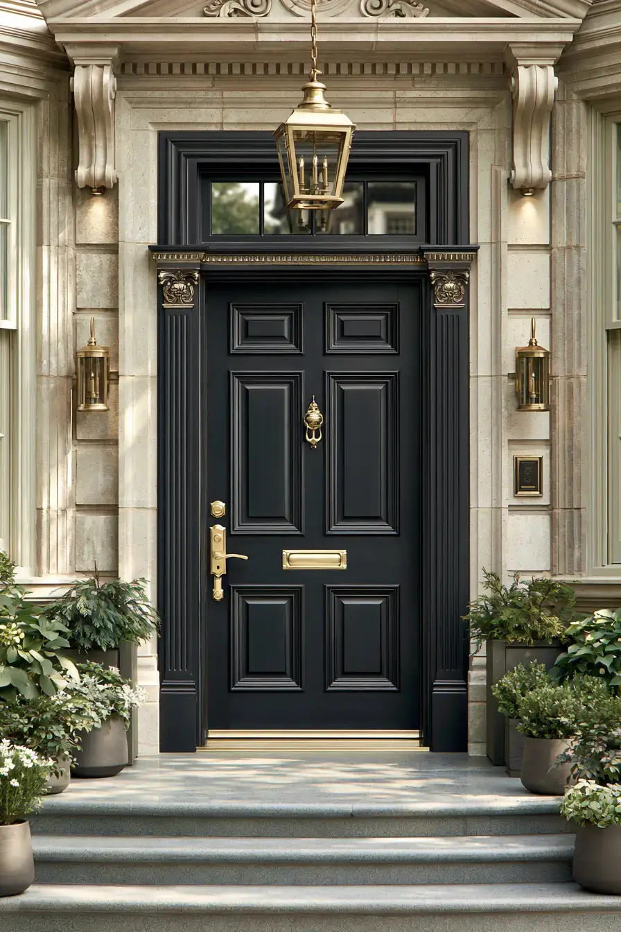 Main Entrance Door Design 11 Luxury Brass Entryway