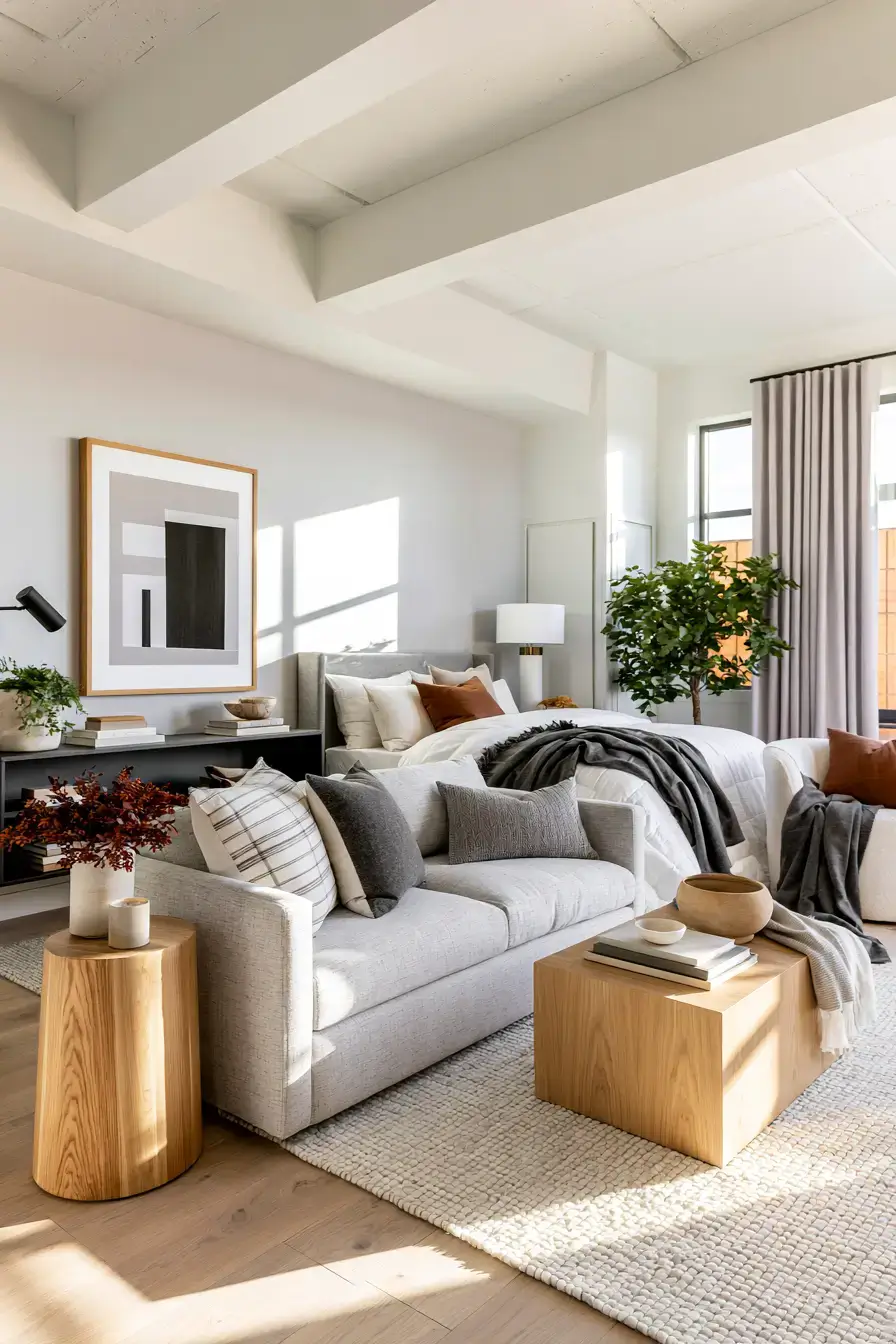 Bedsitter Arrangement Ideas 12 Bedsitter Living Room Combo