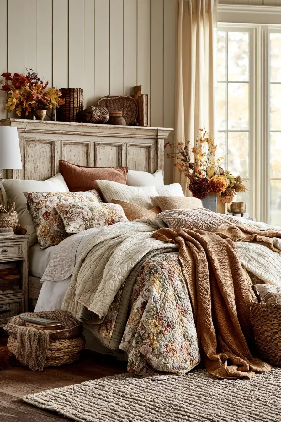 fall bedroom decor 12 Cottage Harvest Charm