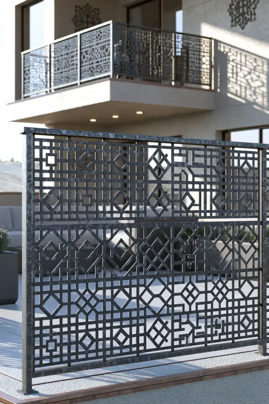 Balcony Railing Design 12 Geometric Balcony Patterns