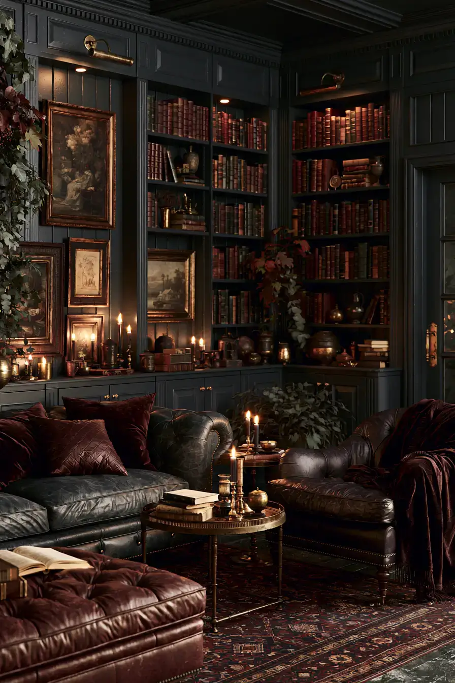 moody fall decor 13 Dark Academia Autumn