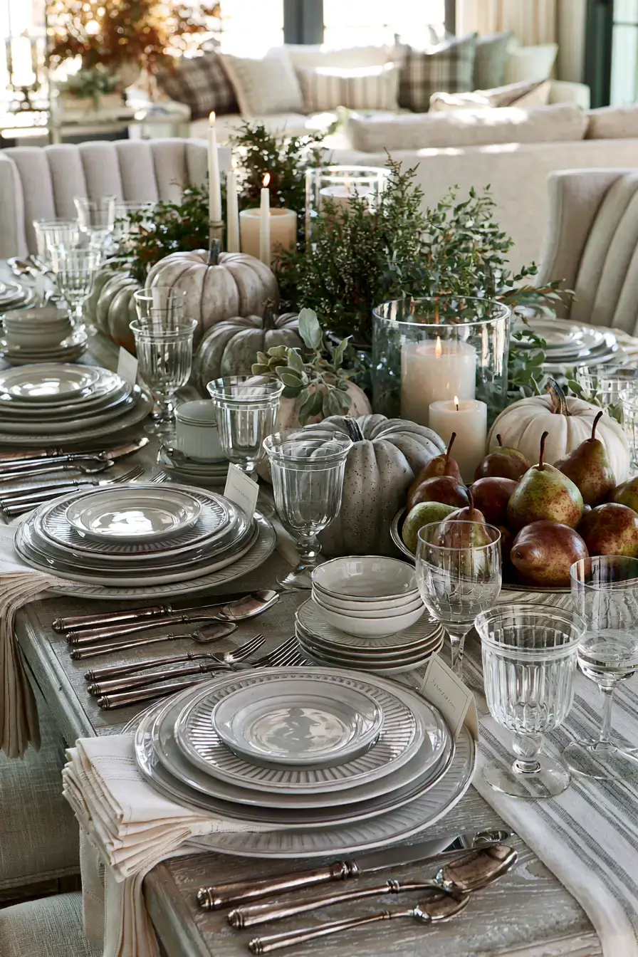 cozy fall decor 13 Elegant Thanksgiving Table Setting