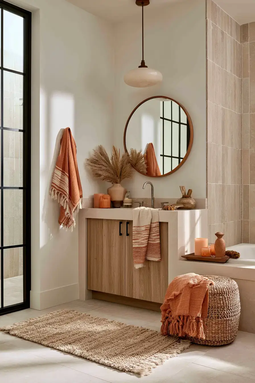 fall bathroom decor 13 Neutral Pumpkin Powder