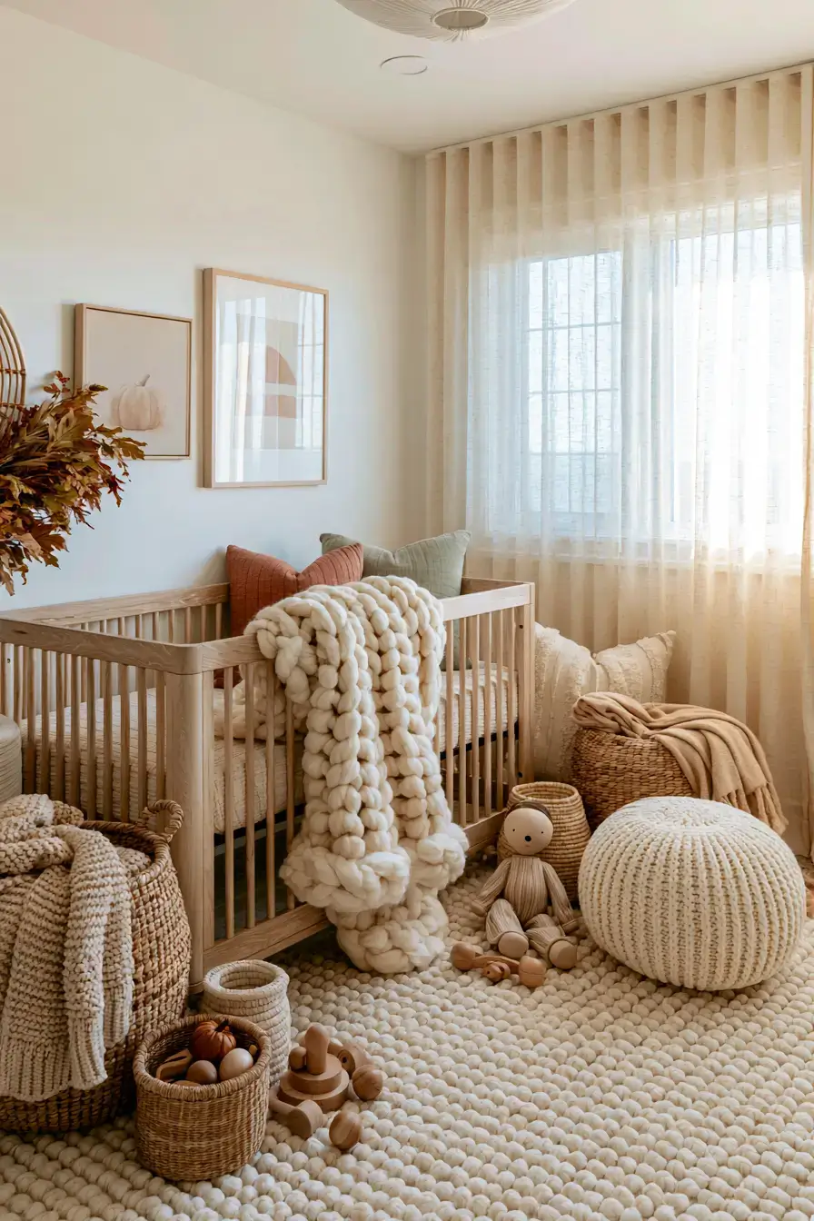 autumn home decor 15 Cozy Nursery Corner