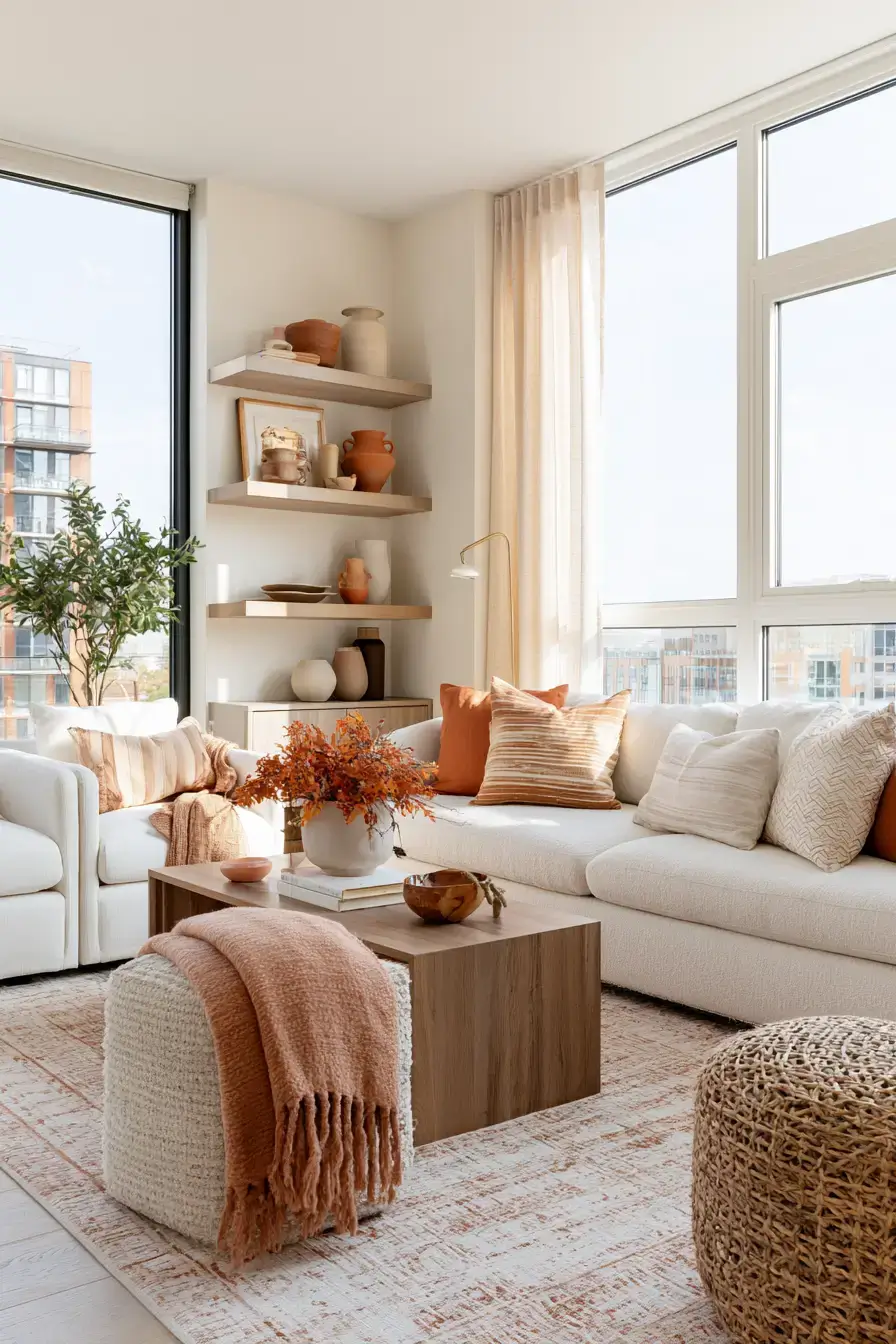 fall apartment decor 15 Terracotta Rental Touches