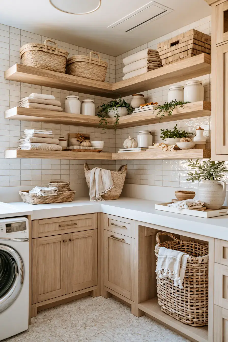 autumn home decor 16 Fall Laundry Room