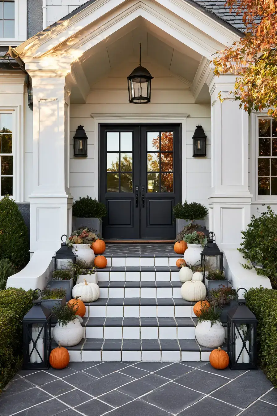 fall outdoor decor 16 Modern Harvest Steps