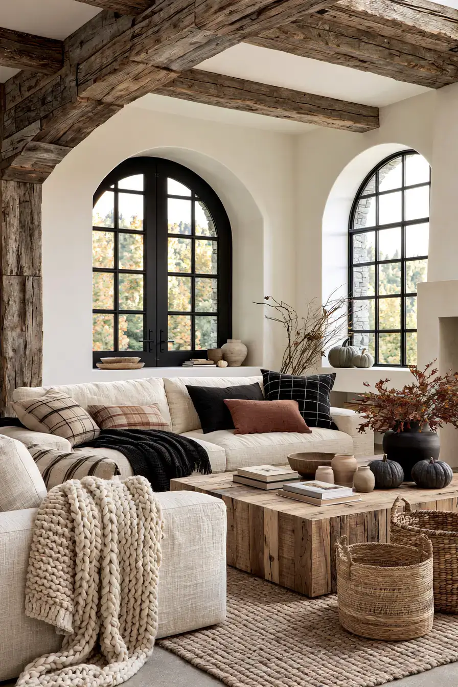 cozy fall decor 16 Modern Rustic Autumn Decor