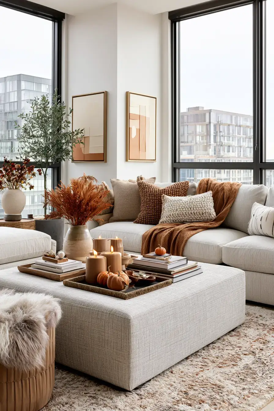 fall apartment decor 17 Autumn Coffee Table