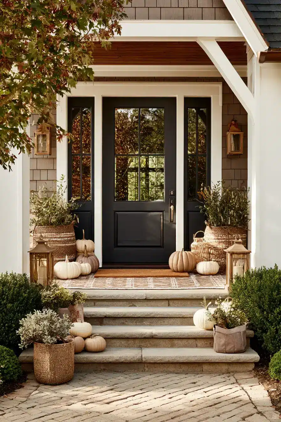 fall home decor 17 Neutral Porch Charm