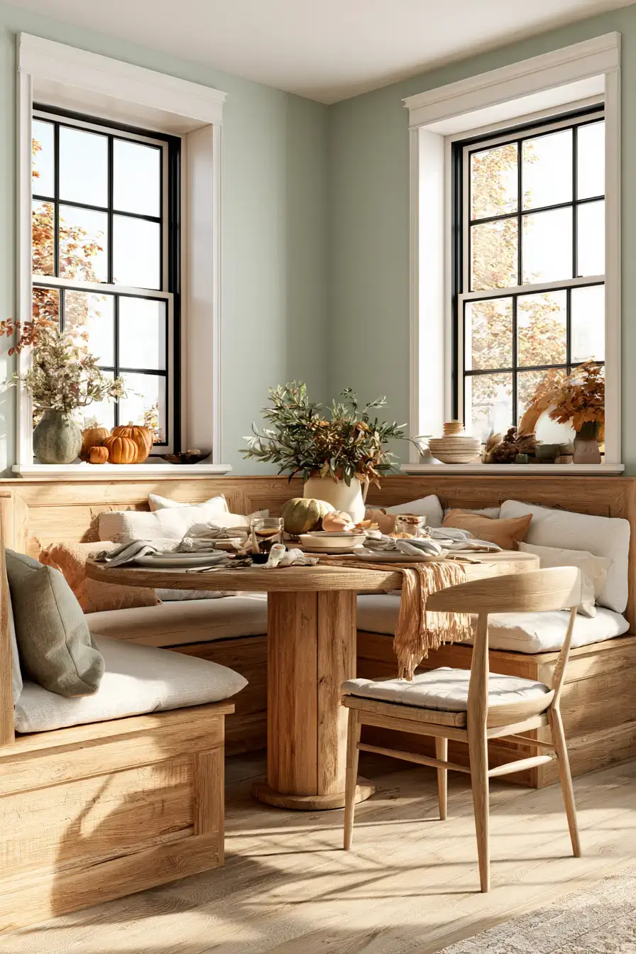 fall room decor 17 Orchard Breakfast Area