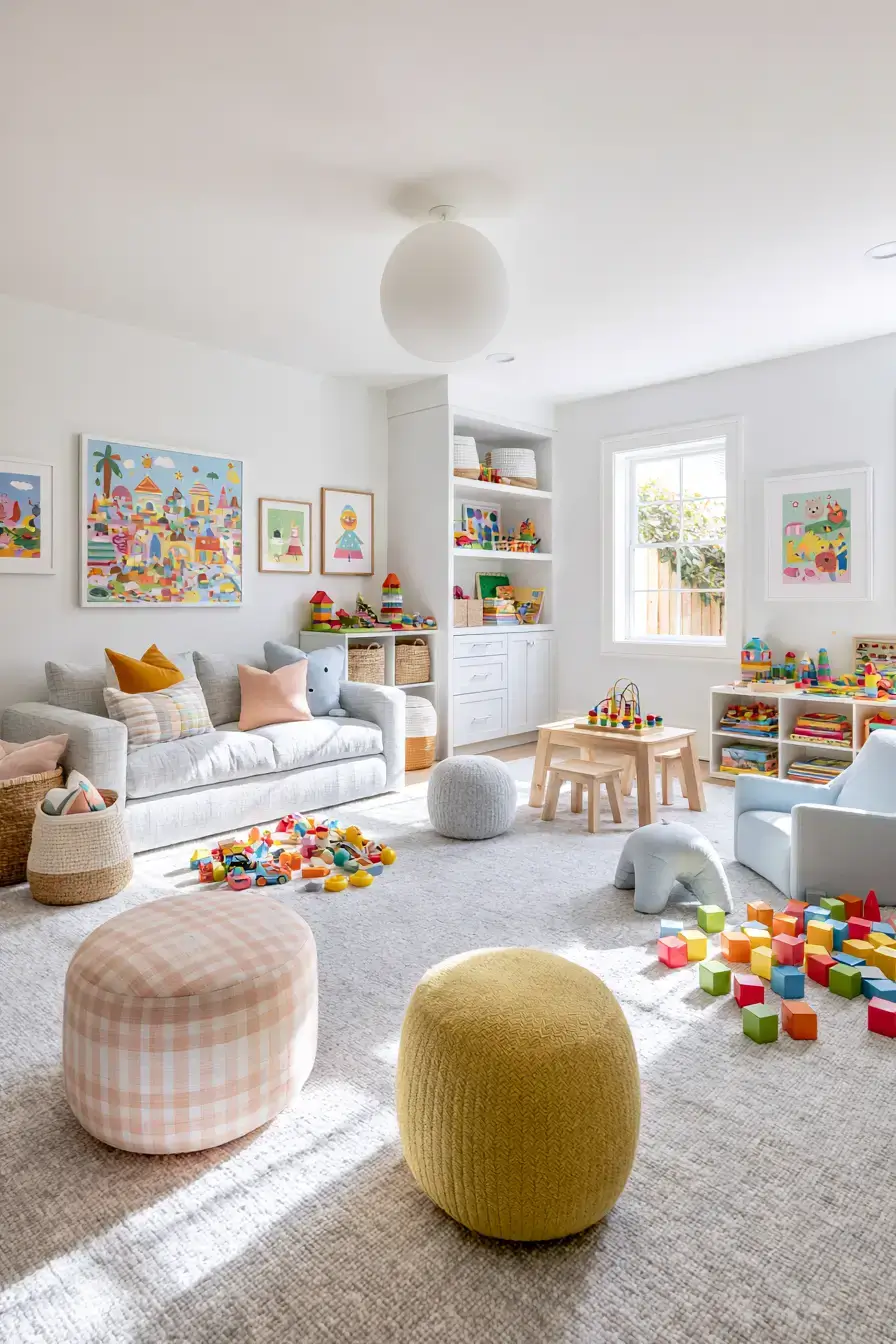 White Room Aesthetic 18 Airy Chalk Playroom