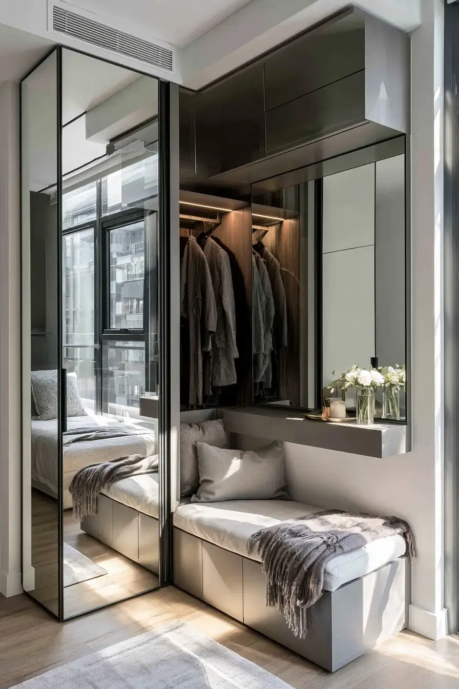 Bedsitter Arrangement Ideas 18 Bedsitter Wardrobe Placement Ideas