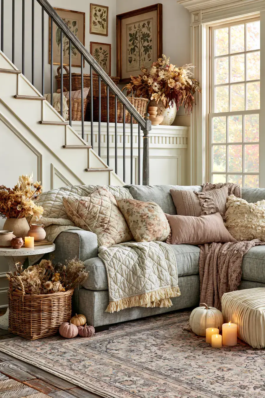 cozy fall decor 18 Cottagecore Autumn Home Decor