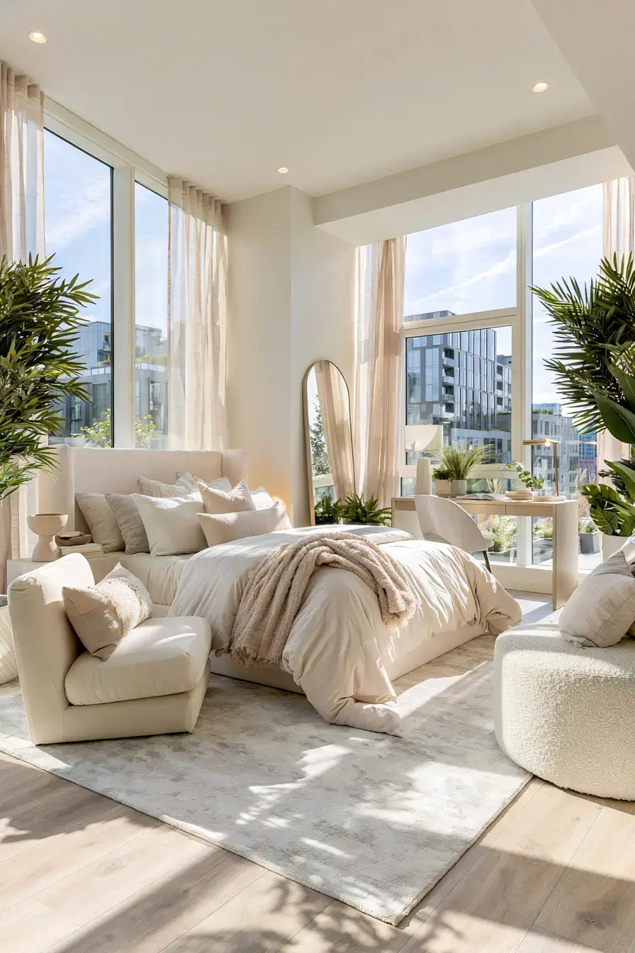 Bedsitter Arrangement Ideas 19 Bright Airy Room Arrangement