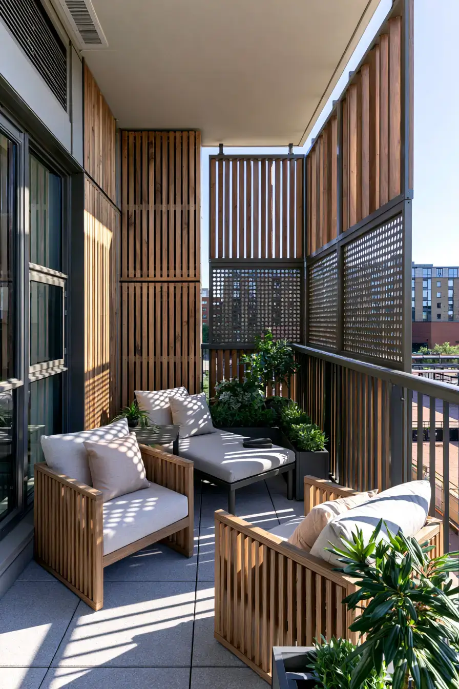 Balcony Railing Design 19 Privacy Balcony Screens