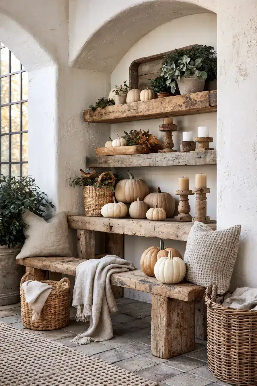 farmhouse fall decor 19 Reclaimed Wood Details